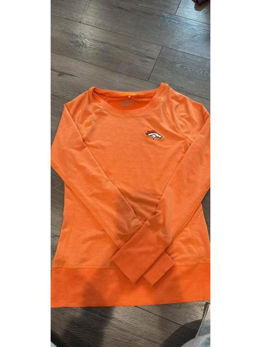 Nike Denver Broncos Orange Crewneck Sweatshirt